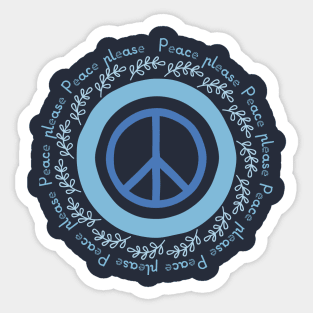 Peace Mandala Sticker